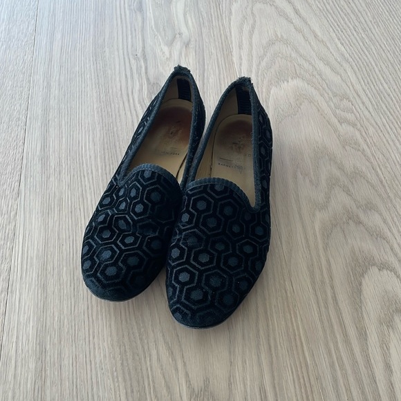 Del toro smoking loafer black velvet women’s - Picture 1 of 6